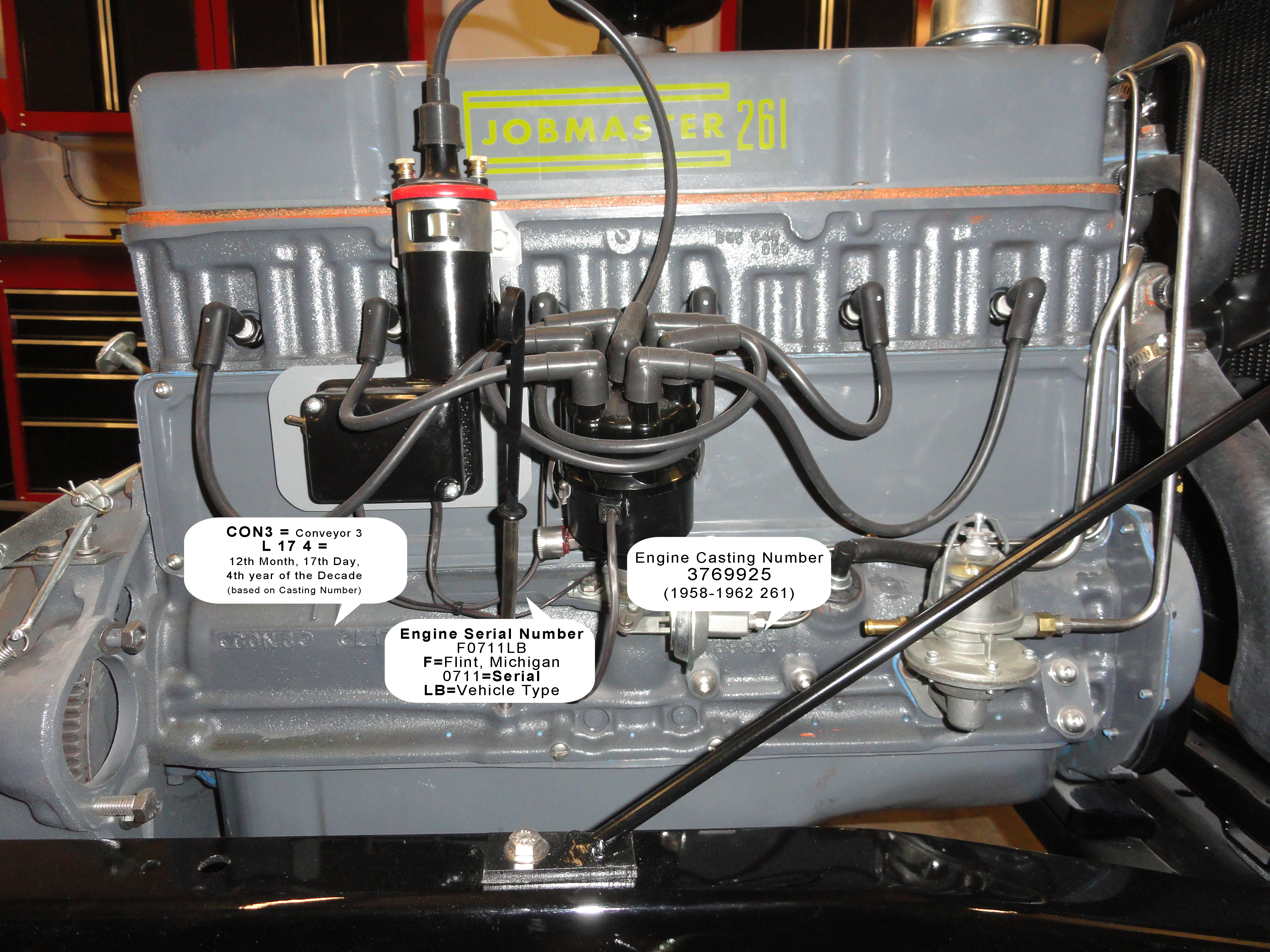 chevrolet engine number decoding