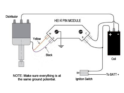 How to wire an HEI Distributer 